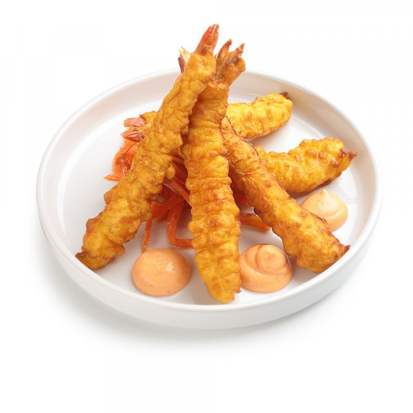 Креветки в темпуре